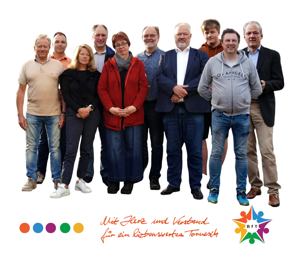 BfT Juni 2024: Bernd Haarstrich, Andy Matull, Sabine Haarstrich, Ingo Früchtenicht, Marianne Prinz, Uwe Krienke, Bernhard Janz. Thorben Prinz, Sascha Frey,